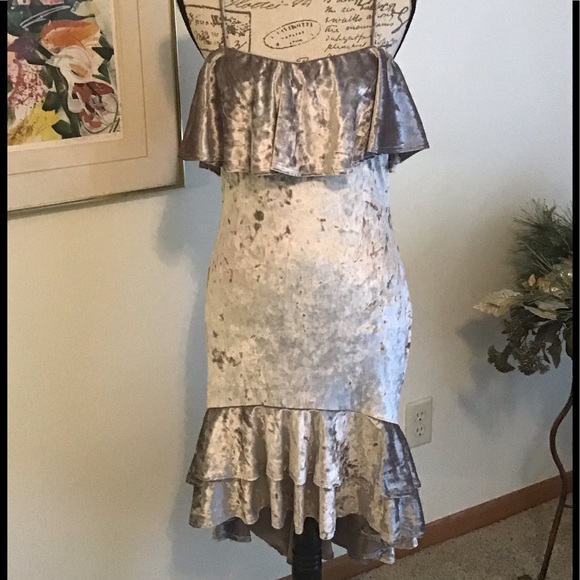 Dresses & Skirts - 🆑Price Firm Final- Velvet Plus Size Mermaid Dress